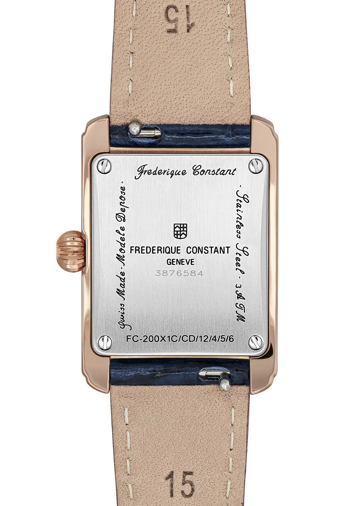 Frederique Constant - Carree - Rose-Gold Tone - Image 3